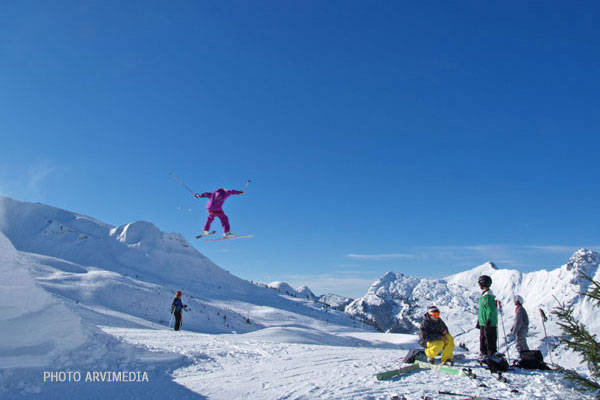 station de ski du massif des Aravis